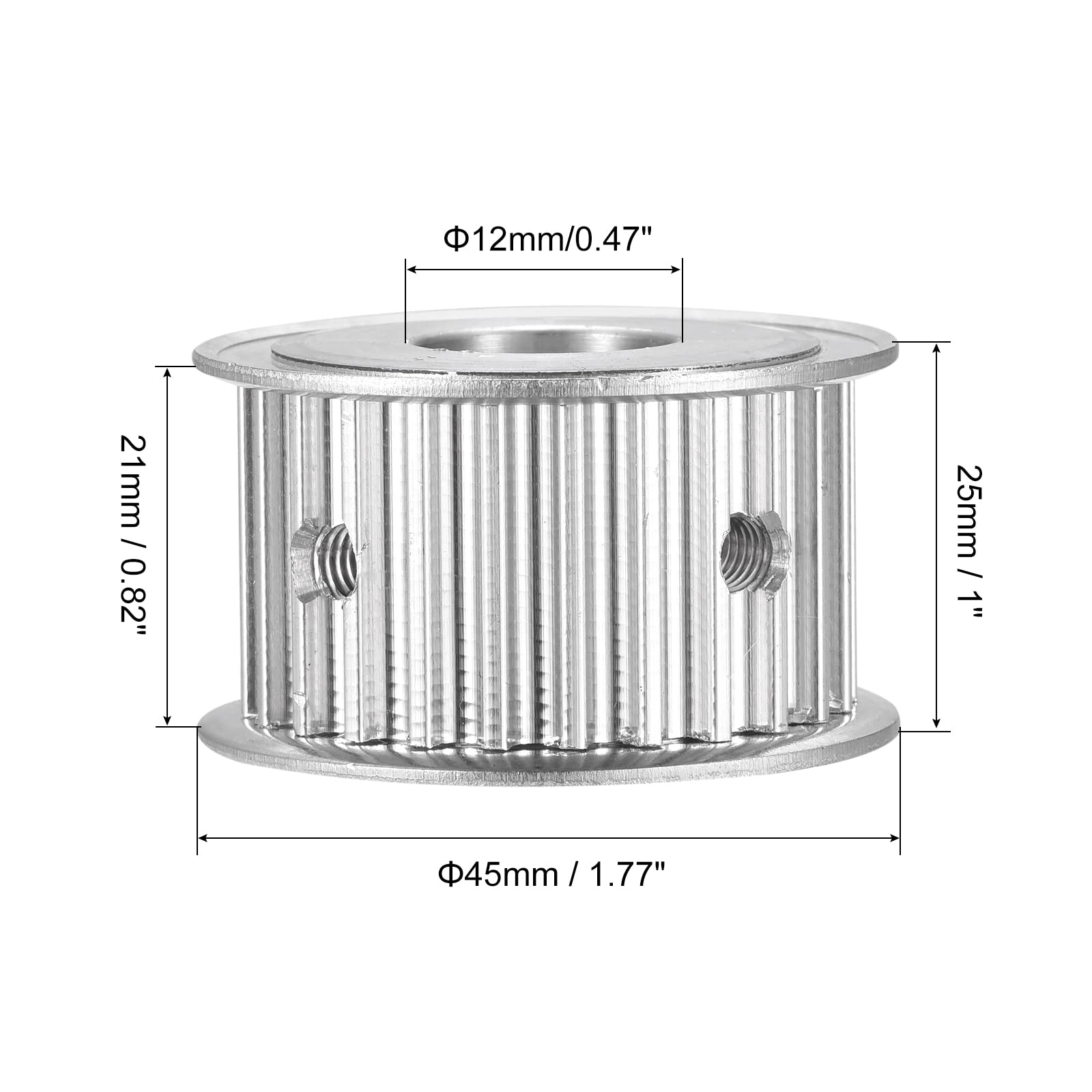 Amazon.co.jp: uxcell 5M 25歯タイミングプーリー同期ホイールベルト